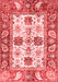 Abstract Red Modern Area Rugs