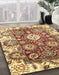 Machine Washable Abstract Chrome Gold Yellow Rug in a Family Room, wshabs2978