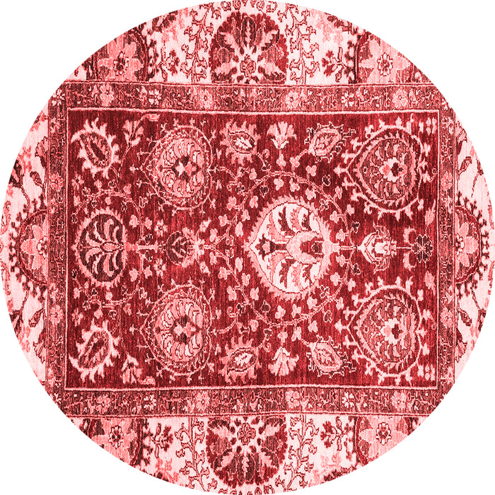 Abstract Red Modern Rug, abs2978red