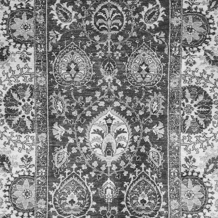 Machine Washable Abstract Gray Modern Rug, wshabs2978gry