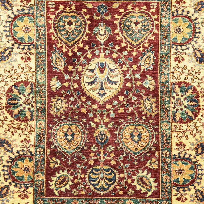 Abstract Chrome Gold Yellow Modern Rug, abs2978