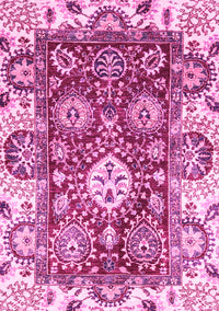 Abstract Pink Modern Rug, abs2978pnk