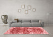 Modern Red Washable Rugs