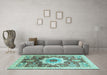 Machine Washable Abstract Light Blue Modern Rug in a Living Room, wshabs2979lblu