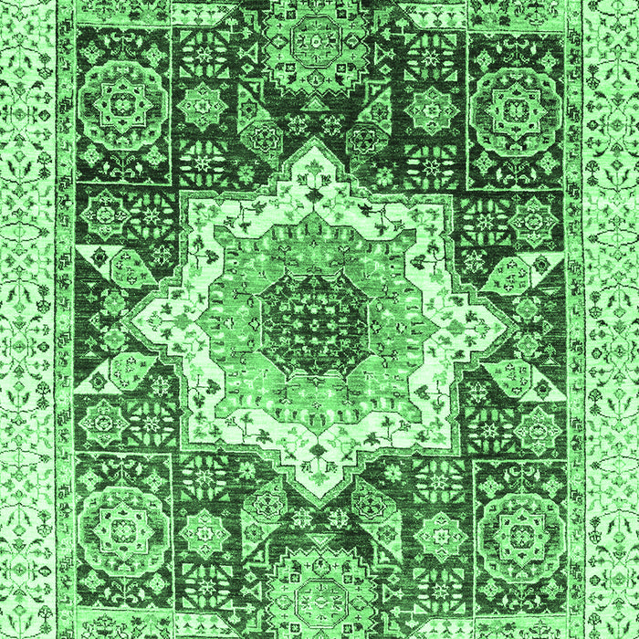 Abstract Emerald Green Modern Rug, abs2979emgrn