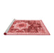 Modern Red Washable Rugs