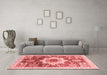 Modern Red Washable Rugs