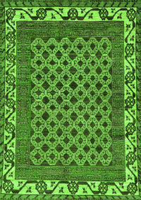 Southwestern Green Country Rug, abs297grn