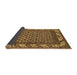 Sideview of Southwestern Brown Country Rug, abs297brn