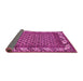 Sideview of Southwestern Pink Country Rug, abs297pnk