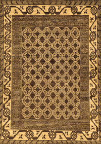 Southwestern Brown Country Rug, abs297brn