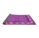 Sideview of Southwestern Purple Country Rug, abs297pur