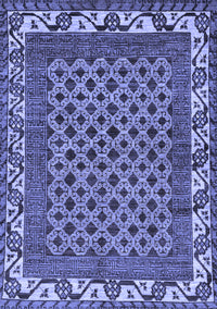 Southwestern Blue Country Rug, abs297blu