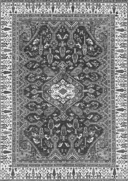 Abstract Gray Modern Rug, abs2980gry