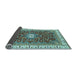 Sideview of Abstract Light Blue Modern Rug, abs2980lblu