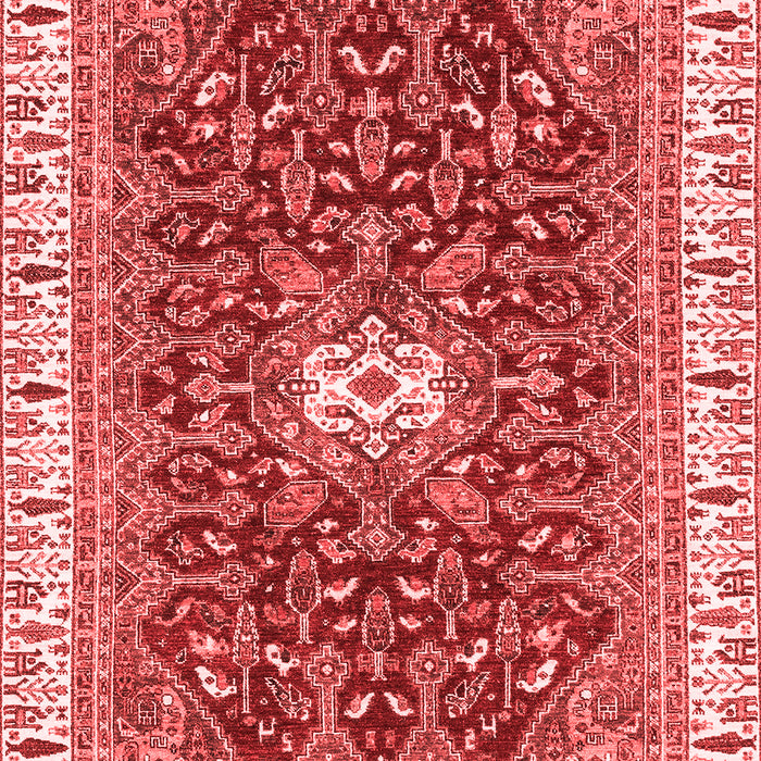 Abstract Red Modern Area Rugs