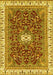 Abstract Yellow Modern Rug, abs2980yw