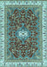 Machine Washable Abstract Light Blue Modern Rug, wshabs2980lblu