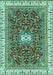 Abstract Turquoise Modern Rug, abs2980turq