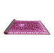 Sideview of Abstract Pink Modern Rug, abs2980pnk