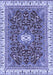 Machine Washable Abstract Blue Modern Rug, wshabs2980blu