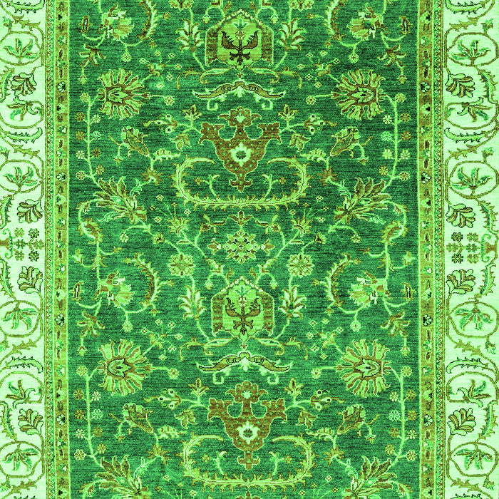 Oriental Green Traditional Rug, abs2981grn
