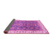 Sideview of Oriental Pink Traditional Rug, abs2981pnk