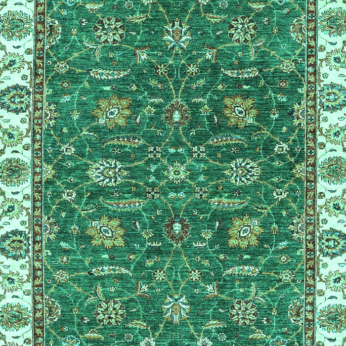 Abstract Turquoise Modern Rug, abs2982turq