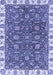 Machine Washable Abstract Blue Modern Rug, wshabs2982blu