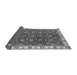 Sideview of Abstract Gray Modern Rug, abs2982gry