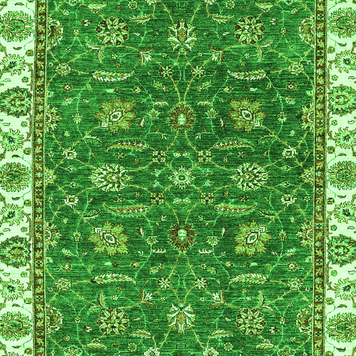 Machine Washable Abstract Green Modern Area Rugs, wshabs2982grn