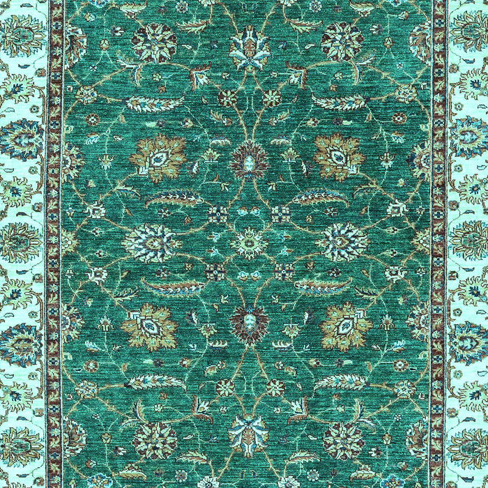 Abstract Light Blue Modern Rug, abs2982lblu