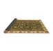 Sideview of Abstract Brown Modern Rug, abs2982brn