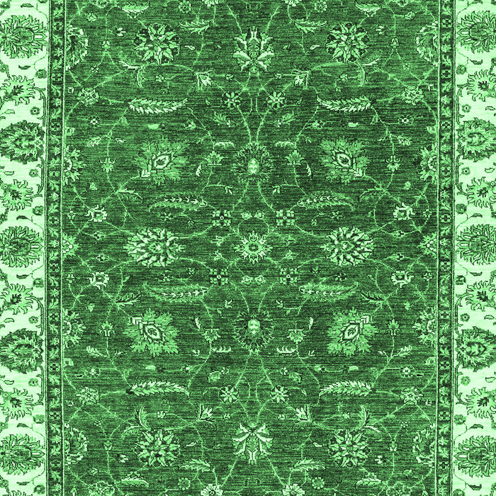 Machine Washable Abstract Emerald Green Modern Area Rugs, wshabs2982emgrn