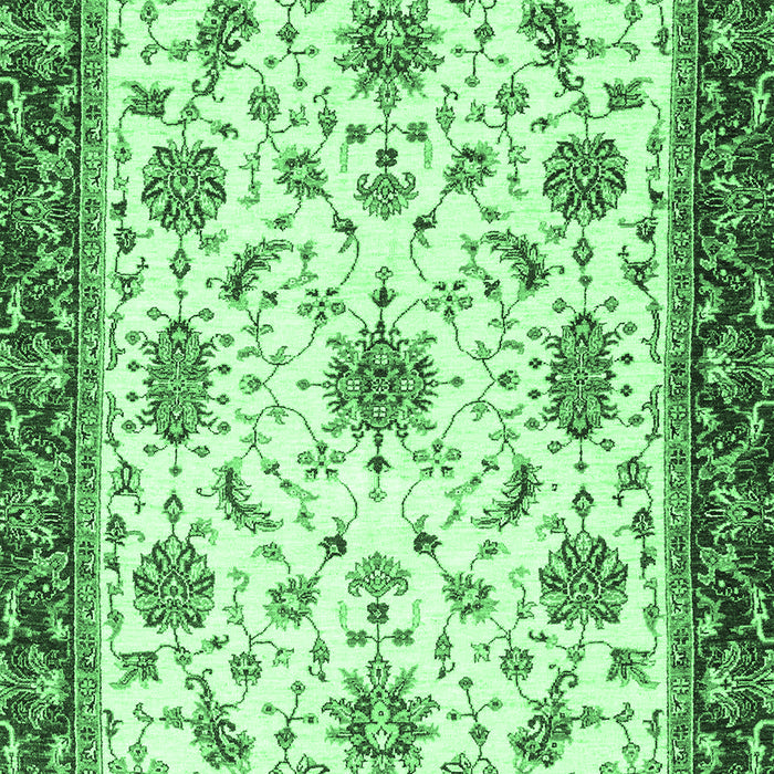 Machine Washable Abstract Emerald Green Modern Area Rugs, wshabs2983emgrn