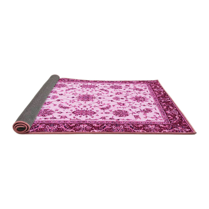 Sideview of Abstract Pink Modern Rug, abs2983pnk