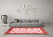 Modern Red Washable Rugs