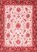 Abstract Red Modern Area Rugs