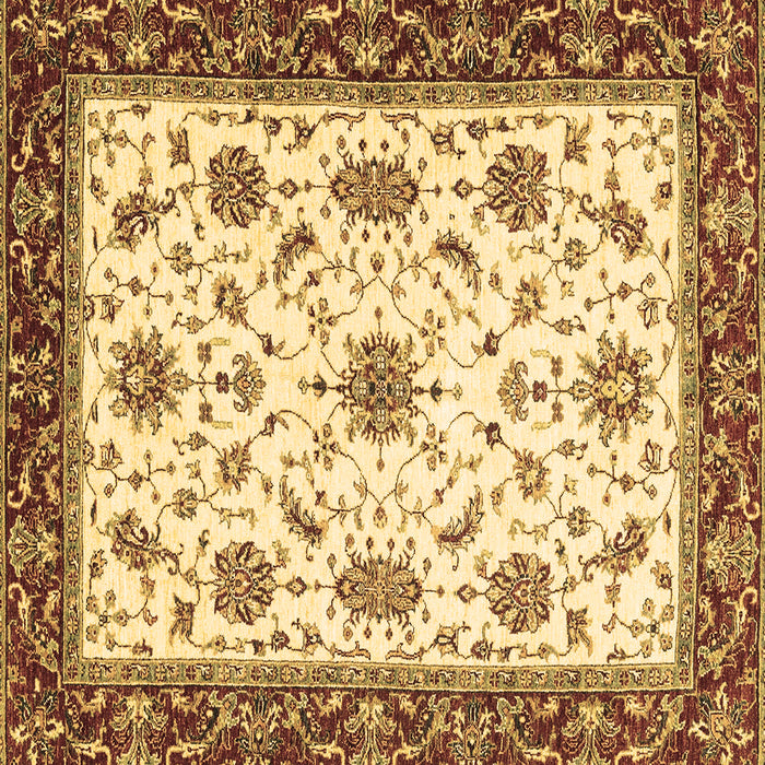 Square Machine Washable Abstract Brown Modern Rug, wshabs2983brn