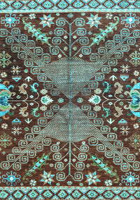 Abstract Light Blue Modern Rug, abs2984lblu