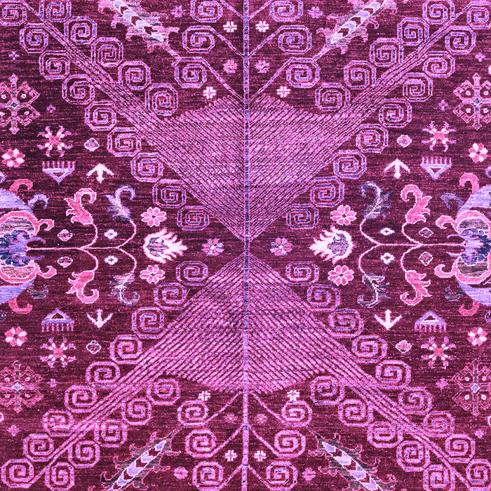 Abstract Purple Modern Rug, abs2984pur