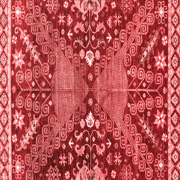 Abstract Red Modern Rug, abs2984red