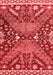 Abstract Red Modern Area Rugs