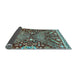 Sideview of Abstract Light Blue Modern Rug, abs2984lblu