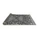 Sideview of Abstract Gray Modern Rug, abs2984gry