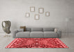 Modern Red Washable Rugs