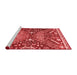 Modern Red Washable Rugs