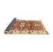 Sideview of Abstract Red Modern Rug, abs2985