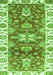 Machine Washable Abstract Green Modern Area Rugs, wshabs2985grn