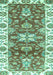 Abstract Turquoise Modern Rug, abs2985turq